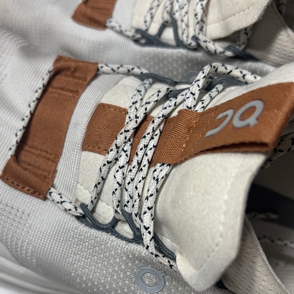 On Running Women's White and Tan Sneakers - Picture 16 of 16